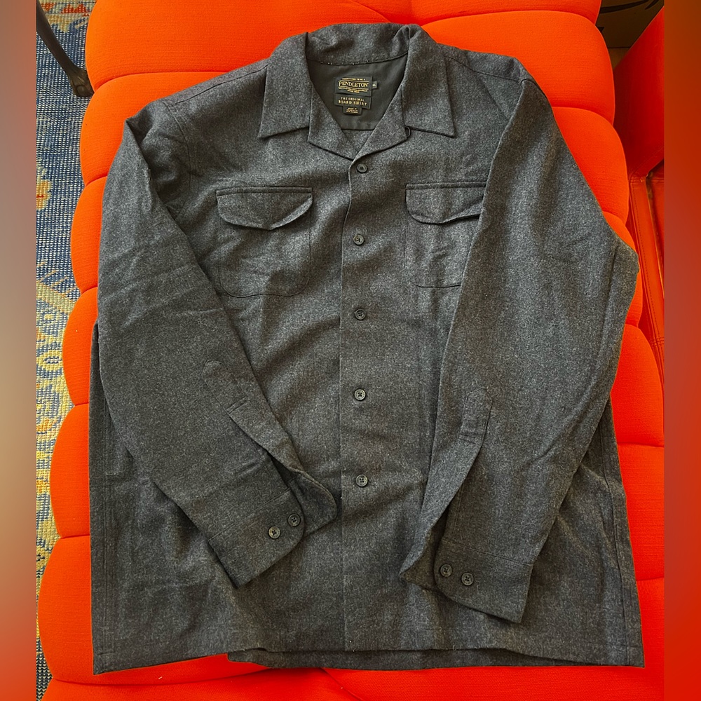 Pendleton Board shirt Dark heather blue XL good condition